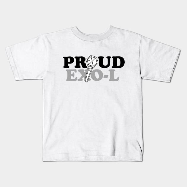 PROUD EXO-L Kids T-Shirt by skeletonvenus